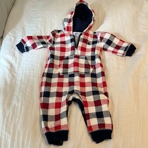 Baby Gap Plaid One-Piece - 6-12 months